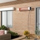 preview thumbnail 2 of 11, 1500 Watt Electric Wall Mounted Space Heater w Remote Included Digital