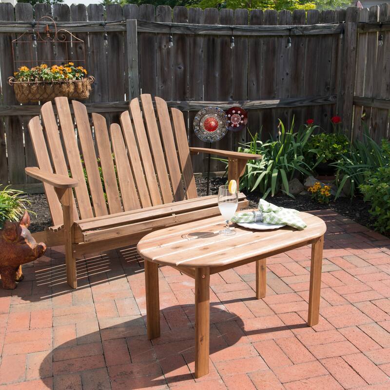 Linon Gavil Adirondack Double Bench