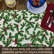 preview thumbnail 4 of 4, Grand Christmas 4-Pack Poly-Cotton Blend Placemats Manufactured in The USA Machine Washable Dryer Safe