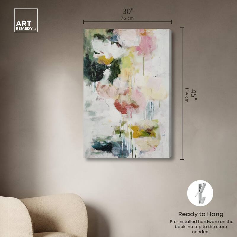 Dripping Colors III Canvas by Art Remedy, Gallery Wrapped