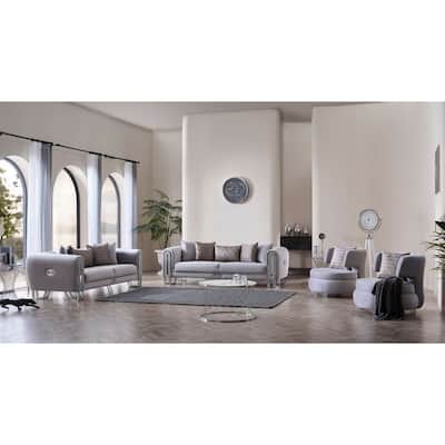 GlowUp 4 Pieces Living Room Sets 2 Sofa 2 Chair