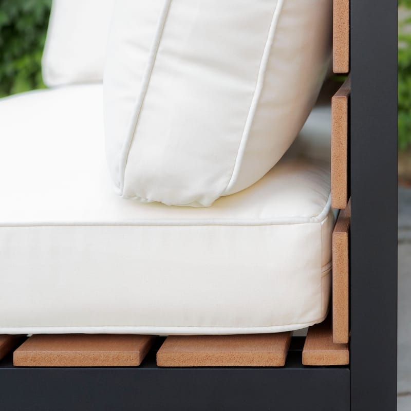Middlebrook Hampton 4-Piece Outdoor Sectional and Coffee Table