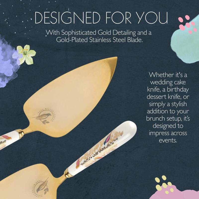 Portmeirion Sara Miller Chelsea Cake Server - 10 in