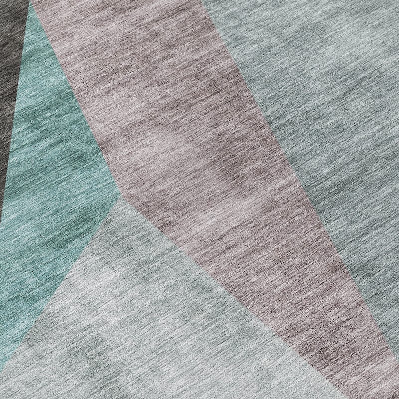 Machine Washable Indoor/ Outdoor Chantille Contemporary Dimensions Rug