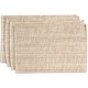 preview thumbnail 5 of 7, Sweet Home Collection Two Tone Cotton Woven 13x19 Placemats (Set of 2, 4, or 6)