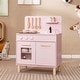 preview thumbnail 6 of 18, Costway Kids Kitchen Playset with Light up Stove & Cooking Sounds Oven - See Details