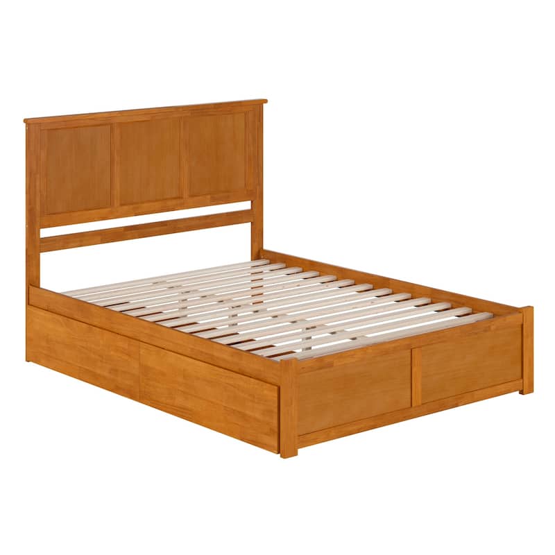 Madison Platform Bed with Footboard and Storage Drawers