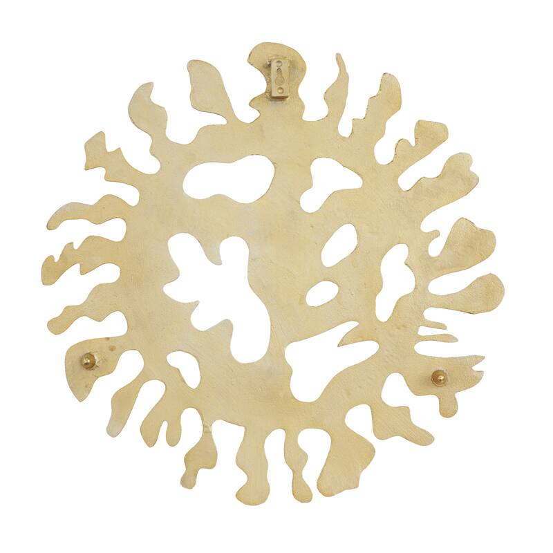 Gold Aluminum Modern Wall Decor (Set of 3)