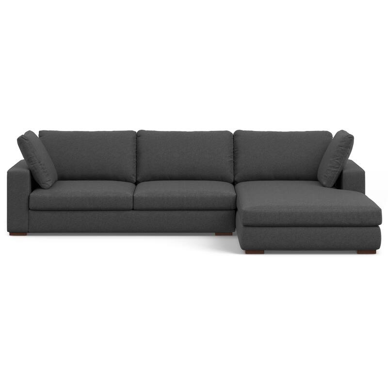 WYNDENHALL Roscoe Right-Facing Sectional in Tightly Woven Performance Fabric