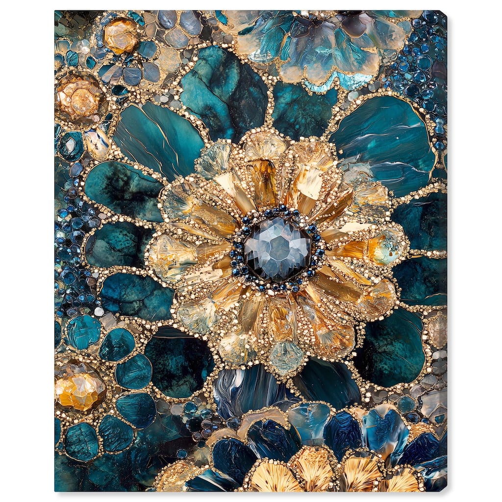Opulent Geode IV Canvas by Art Remedy, Gallery Wrapped