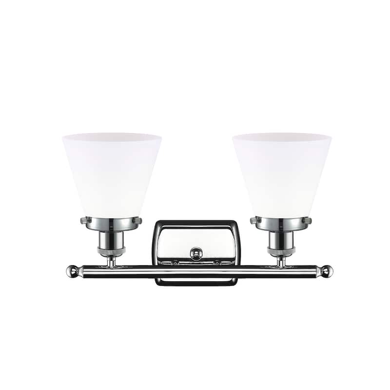 Innovations Lighting Small Cone 2 Light 16" Wide Vanity Light
