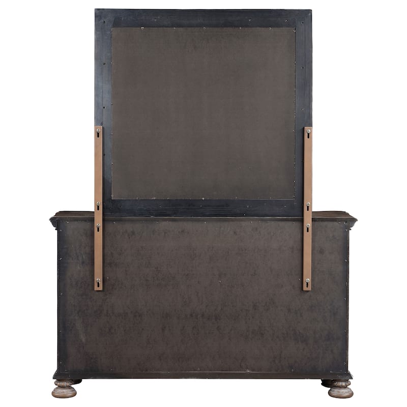 Emmett Traditional Wood 9-drawer Dresser Walnut