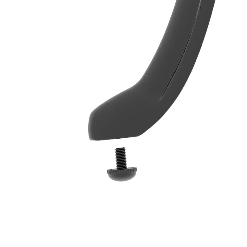 Black Cast Aluminum Patio Outdoor Dining Chairs with Seat Cushions