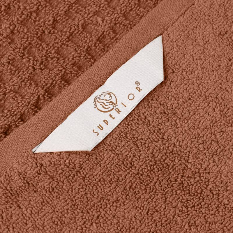 Superior Napa Zero Twist Cotton Soft Waffle Bath Towel Set of 3