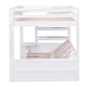 preview thumbnail 17 of 35, Full Over Full/Futon Bunk Bed w/ Stairs, Small Shelf & 3 Drawers, Bottom Bed can be Converted into Daybed, Convertible Bunk Bed