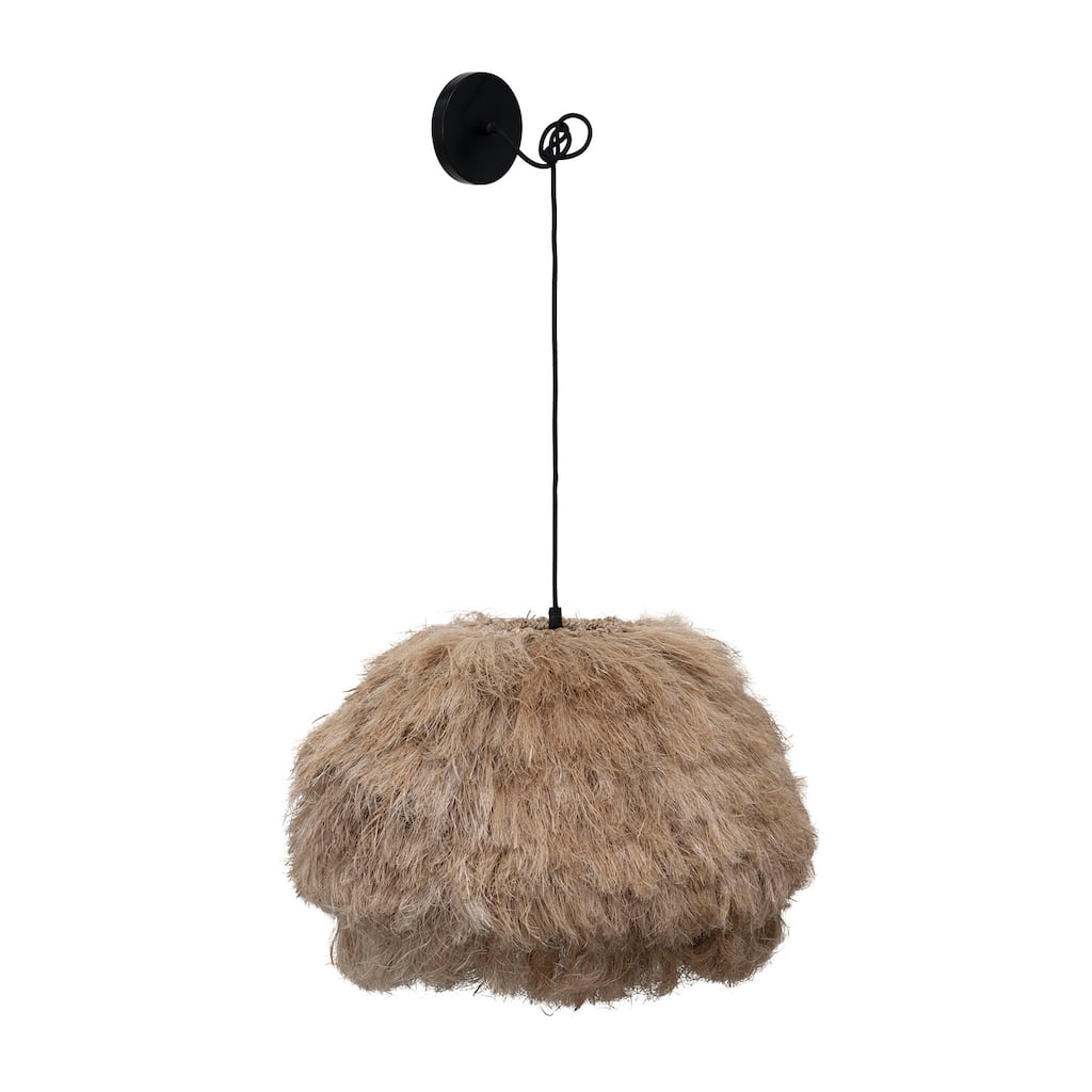 Natural Fiber Pendant Lamp