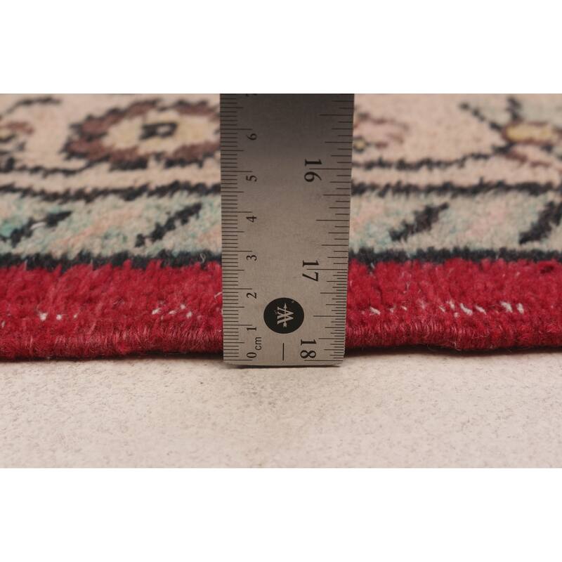 ECARPETGALLERY Hand-knotted Melis Vintage Red Wool Rug - 5'4 x 8'9
