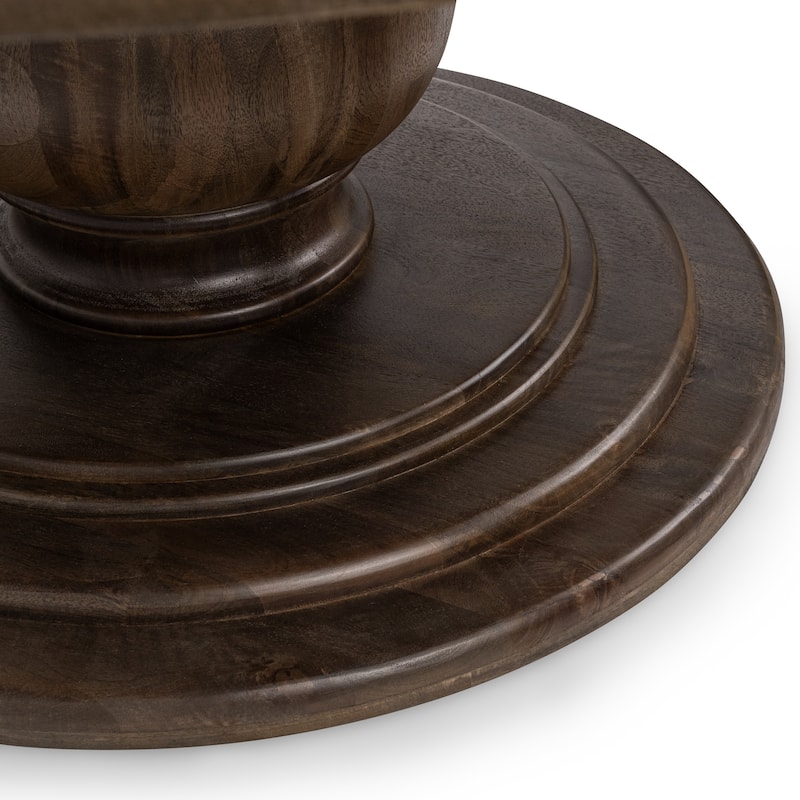 Classic Home Brookside 72" Mango Wood Round Dining Table
