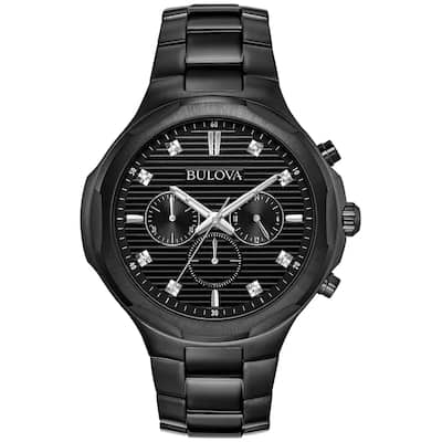 Bulova Men's Classic Sport Chronograph Black Dial Watch - 98D147 - 6 (36)