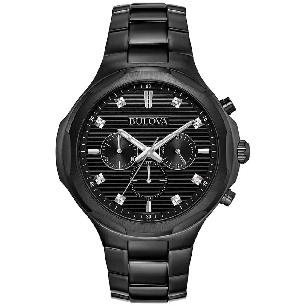 Bulova Men's Classic Sport Chronograph Black Dial Watch - 98D147 - 6 (36)