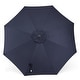preview thumbnail 7 of 10, Holme 9-foot Steel Market Patio Umbrella with Tilt-and-Crank