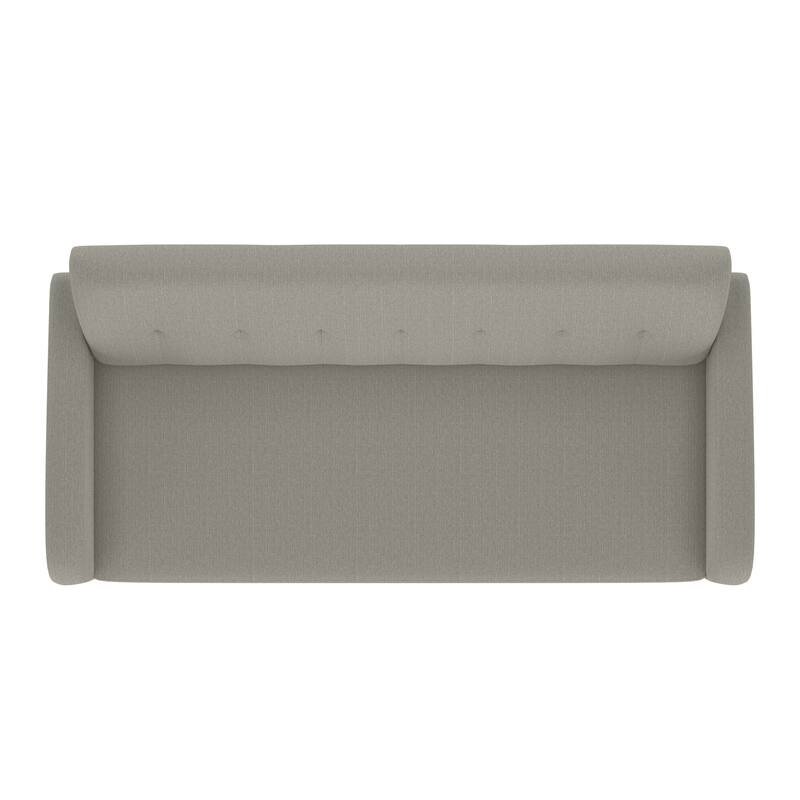 Mid-Century Modern Sofa with Tufted Back and Wood Legs - Great for Small Spaces and Guest Rooms