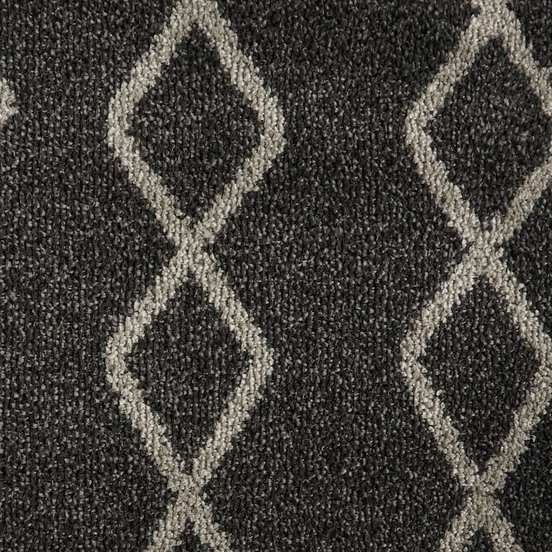 Nourison Geometric Moroccan Boho Shag Area Rug