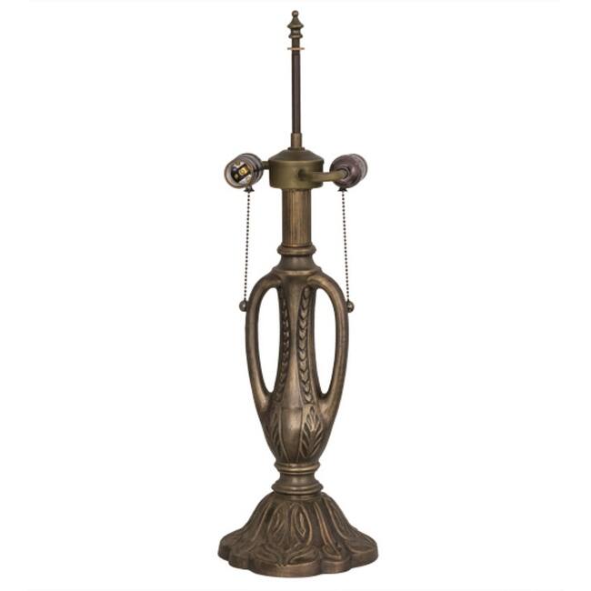 Meyda Tiffany 155952 24" Tall Lamp Base - Vintage Copper