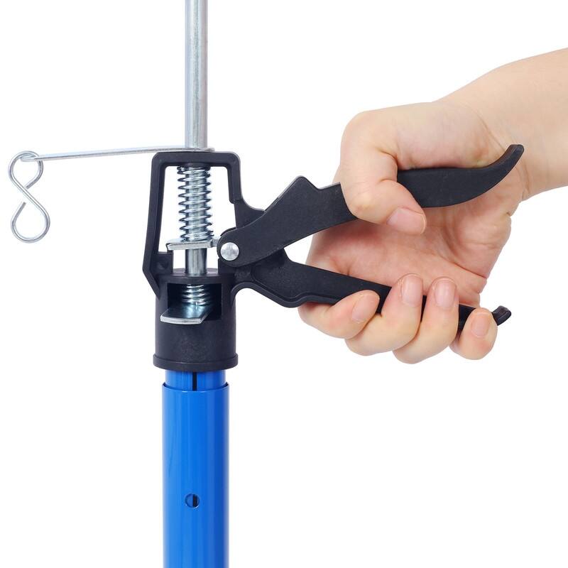 2 Pack Steel Adjustable Support Poles (45 to114") ,3rd Hand Support System for Jacks, Cargo Bars and Cabinets with Carry Bag