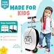 preview thumbnail 5 of 7, Lascoota Scooter Suitcase, Foldable Scooter Luggage For Kids Age 2-5 (Videogame Graphic)