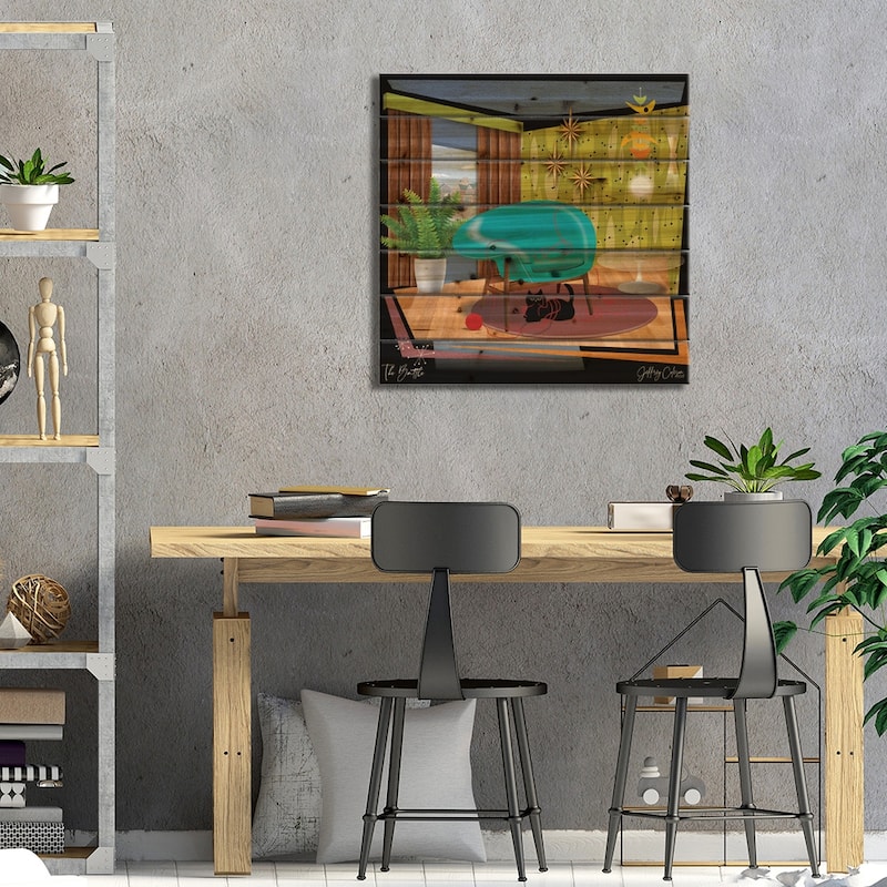 The Battle Print On Wood by Jeffrey Coleson - Multi-Color