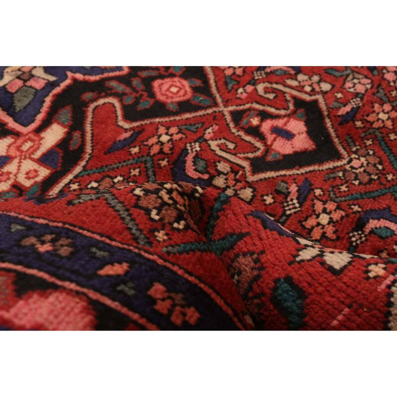 ECARPETGALLERY Hand-knotted Konya Red Wool Rug - 4'5 x 7'3