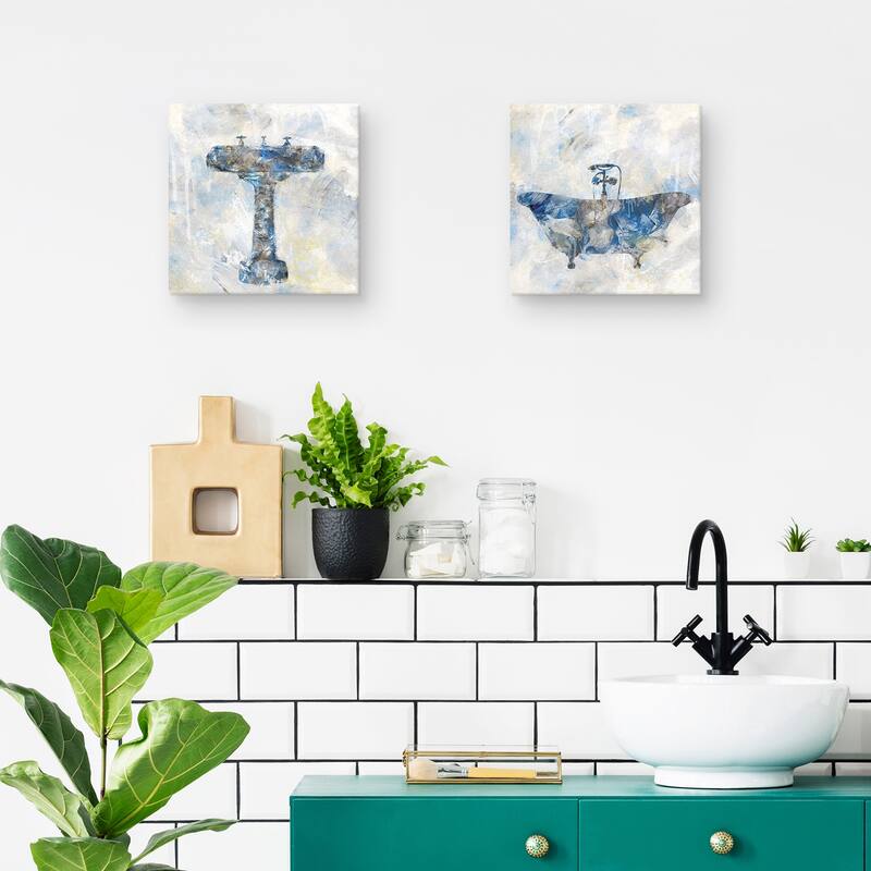 Painterly Bath by Studio Arts Canvas S/2 by Studio Arts Canvas Art Prints