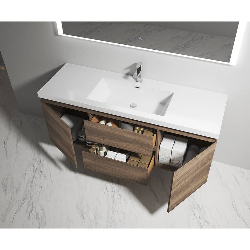Alma 72 inch integrated sink / Double sink