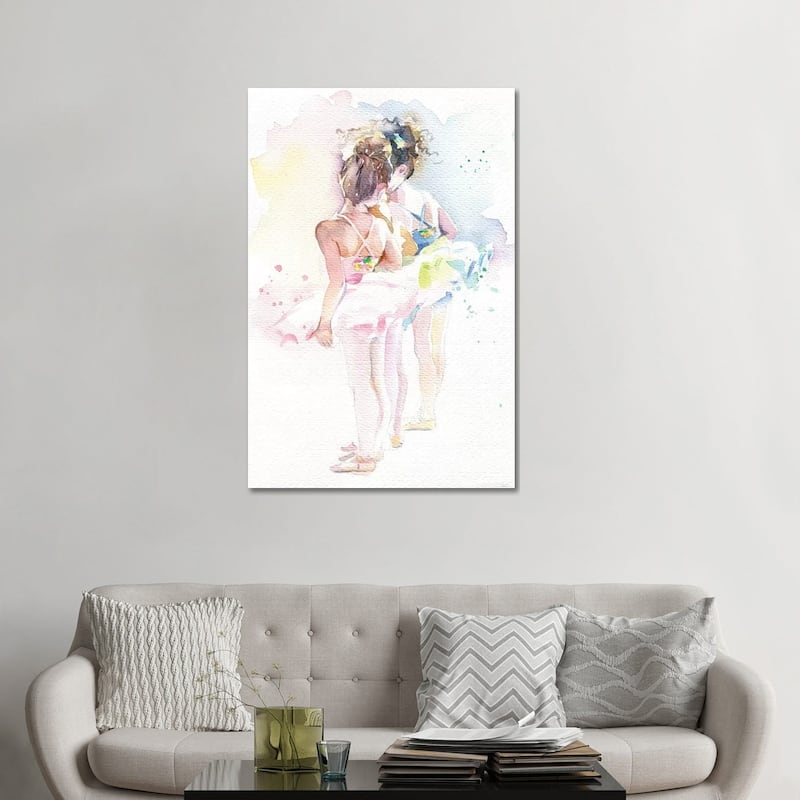 iCanvas "Little Ballerinas" by Marina Ignatova Canvas Print - 48x32x1.5