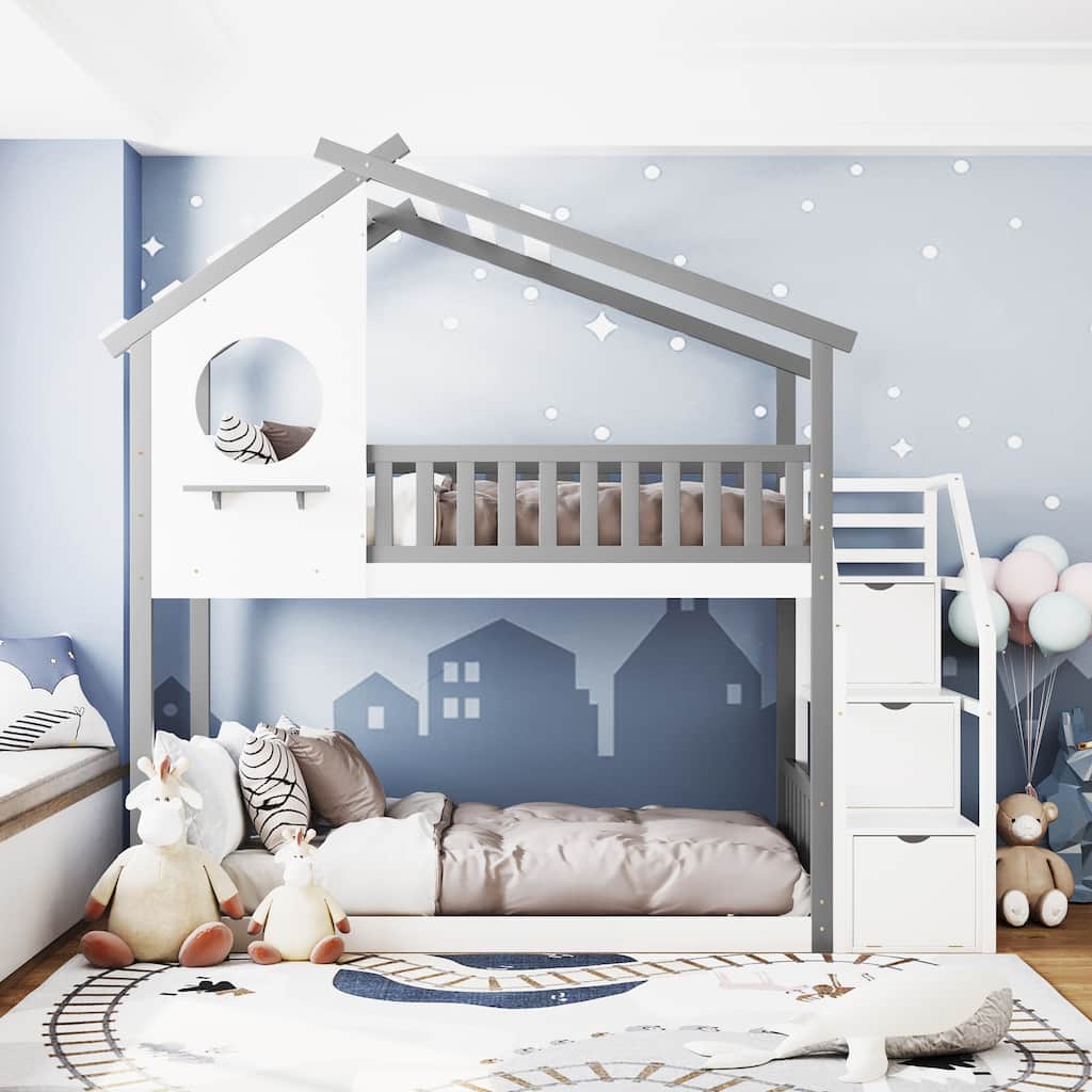 Twin-Over-Twin Bunk Bed