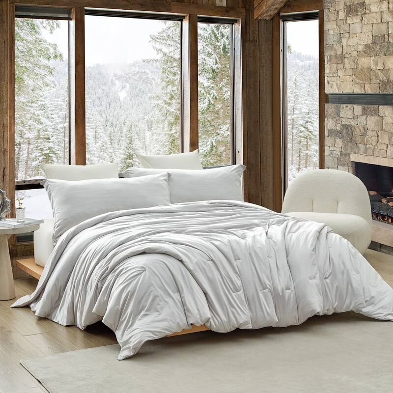 Satin Summer - Coma Inducer® Comforter Set - Alaskan King - Whispy Gray Clouds