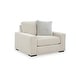 preview thumbnail 2 of 3, Signature Design by Ashley Cloverview Linen Oversized Chair - 48"W x 43"D x 39"H