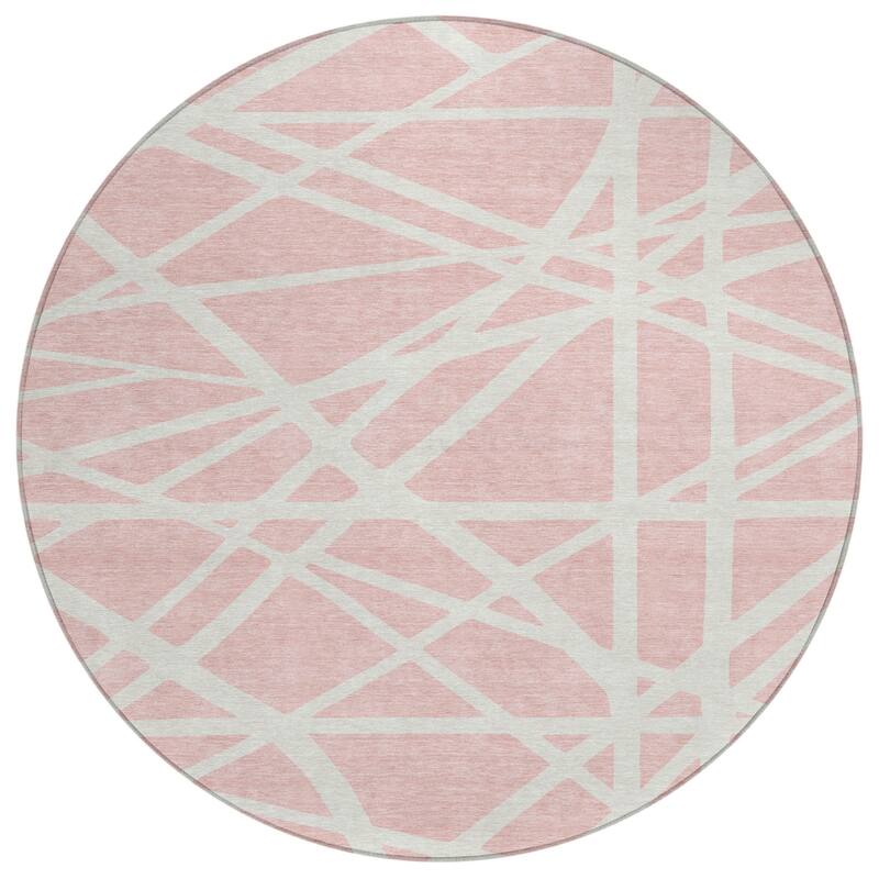 HomeRoots Geometric Transitional Rectangle Outdoor Rug