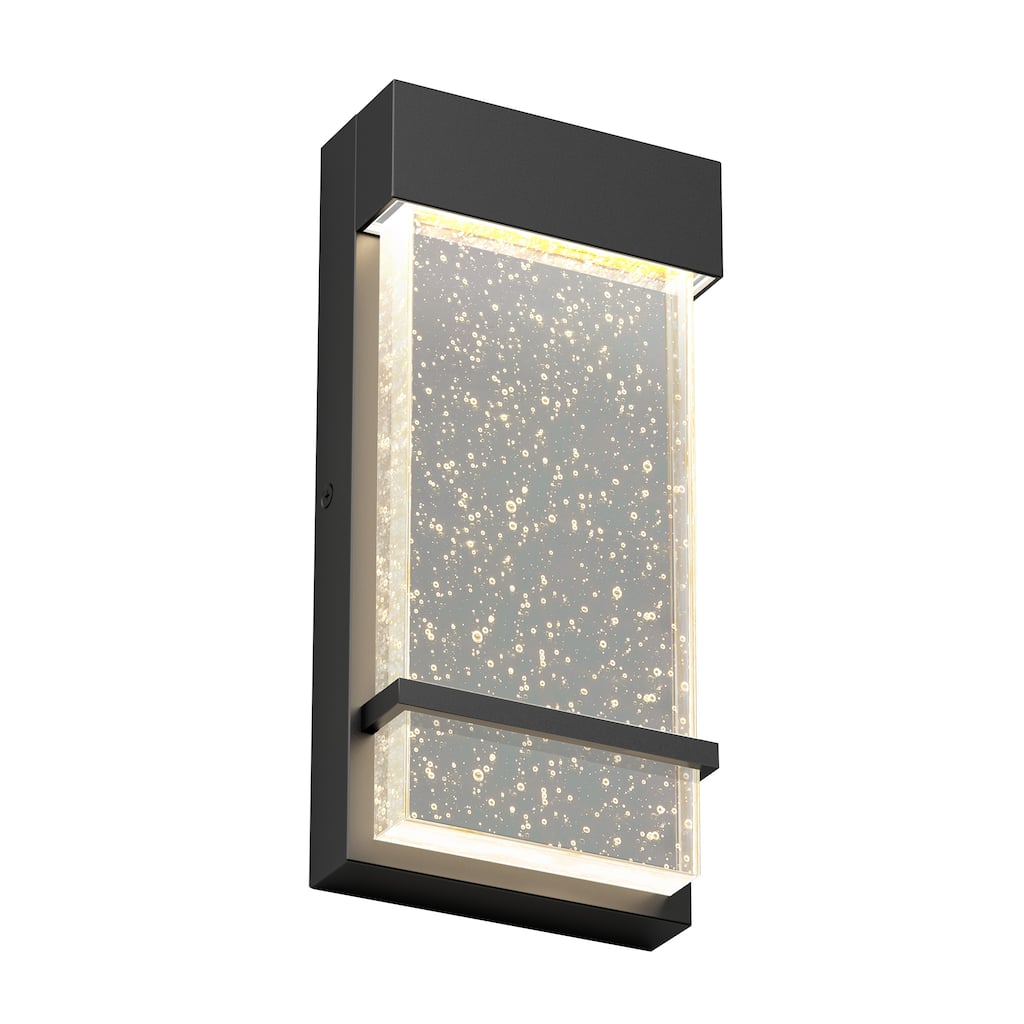 Artika Skyler Integrated LED Outdoor Wall Light, Black