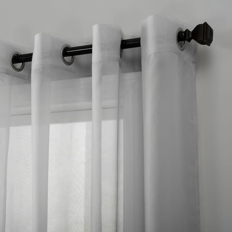 No. 918 Emily Voile Sheer Grommet 1-Piece Curtain Panel, Single Panel