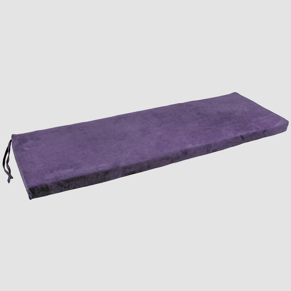 Microsuede Indoor Bench Cushion (57-, 60-, or 63-inches wide)