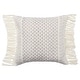 preview thumbnail 8 of 11, Haskell Indoor/ Outdoor Geometric Pillow Cover Only - Taupe/Ivory - 18"X18" Cover Only
