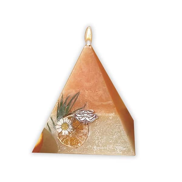 Selaluz Candles - Florida Orange Crystal Pyramid Candle - Bed Bath ...