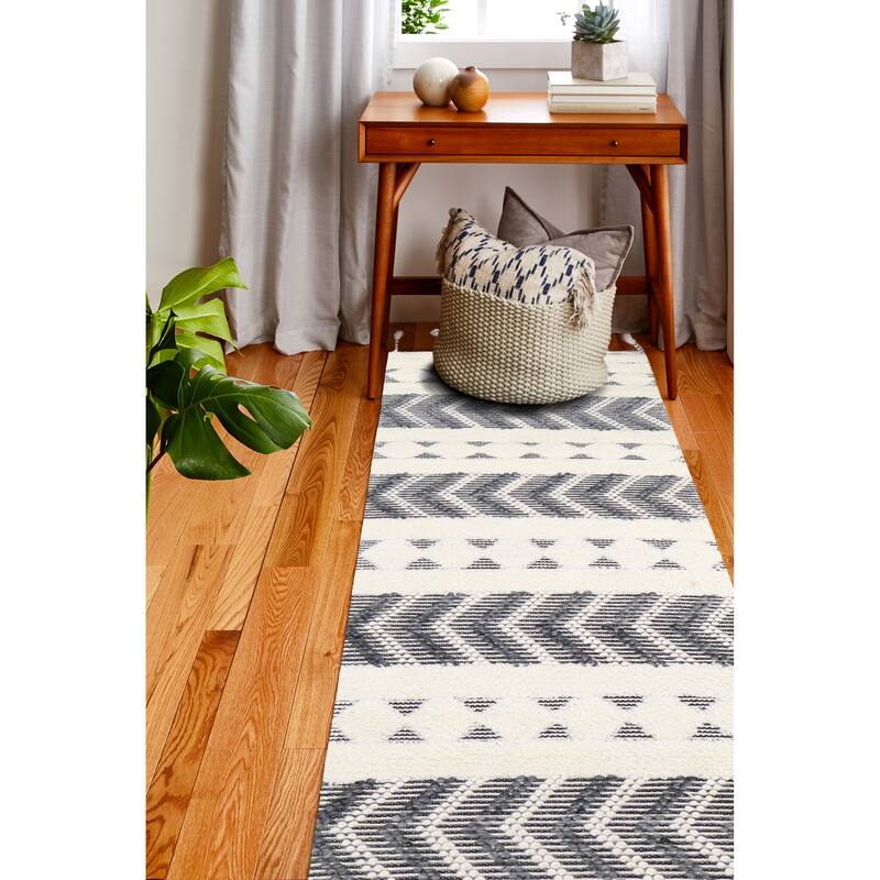 Bashian Zamari Iv/Charcoal Bohemian Area Rug