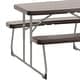 preview thumbnail 46 of 46, Indoor/Outdoor Commercial Grade Kids Folding Picnic Table with Benches - 37.5"D x 32.625"W x 21.5"H
