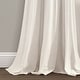 preview thumbnail 128 of 152, Lush Decor Linen Button Single Panel Window Curtain