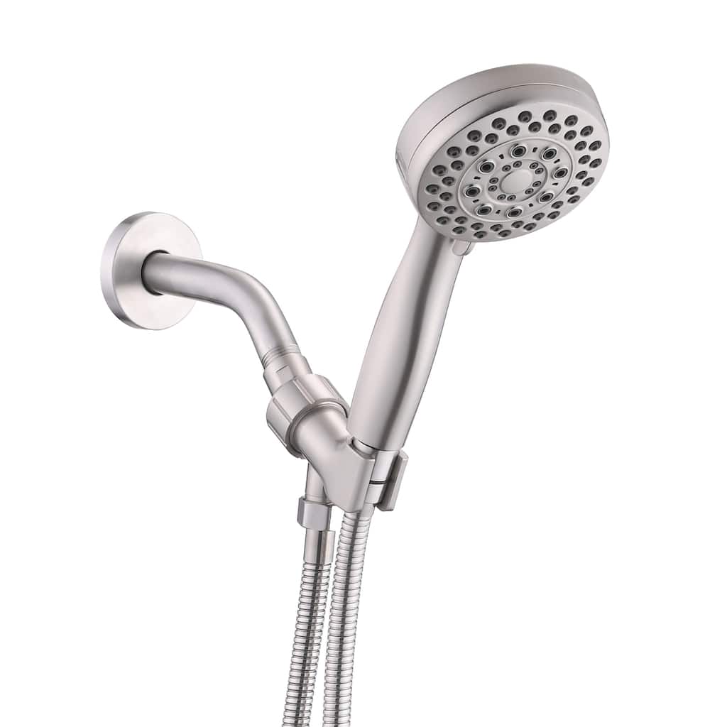 5 Mode Adjustable Settings Handheld Shower Head with Hose High Pressure Shower Heads