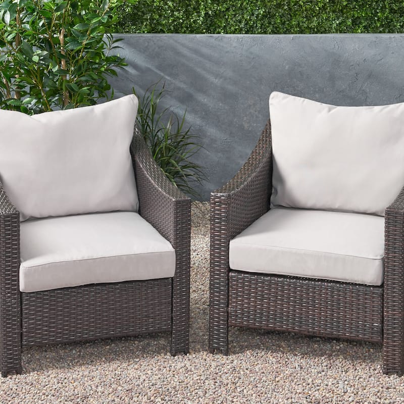 Bernadette Club Chair Cushions (Set of 2) by Christopher Knight Home