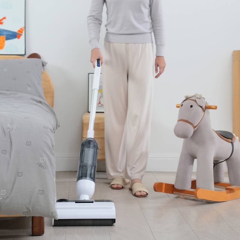 Hizero F100 All-In-One Hard Floor Cleaner Citrine - 31 x 13 - White